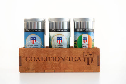 Coalition Tea Tins and Tea Gift Box