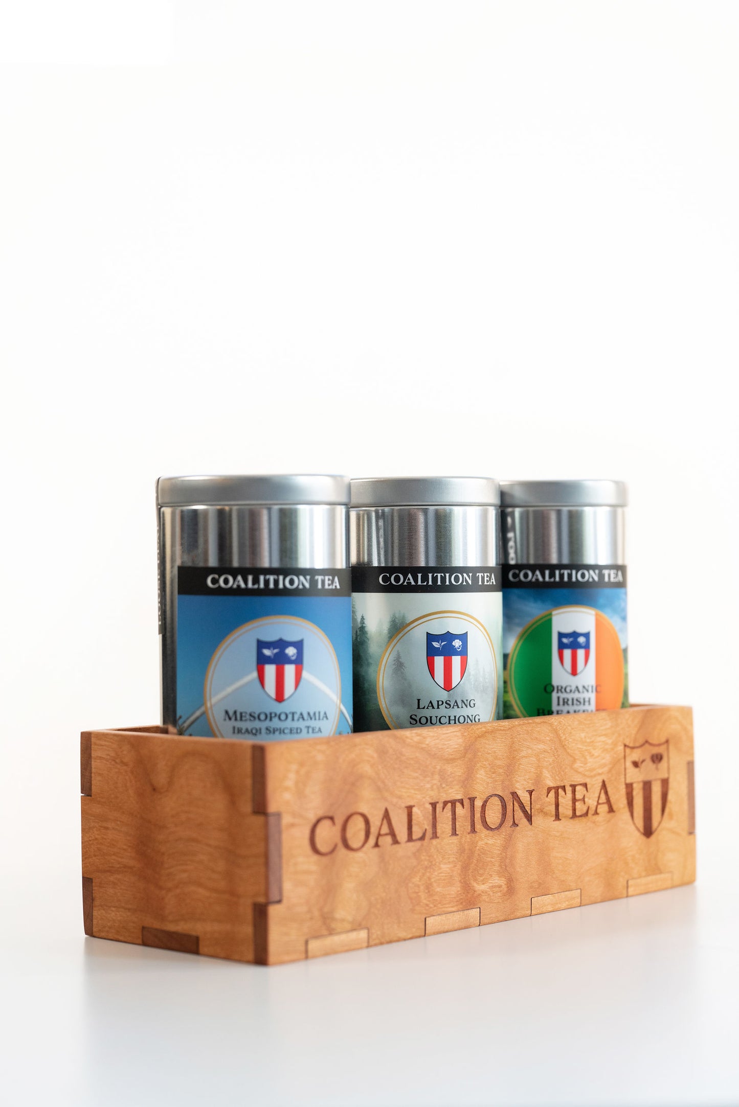 Coalition Tea Tins and Tea Gift Box